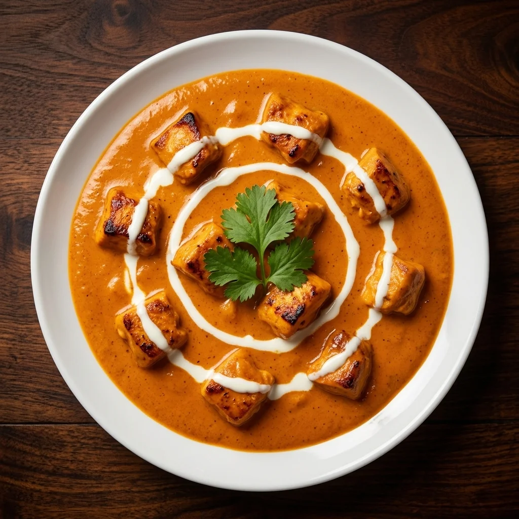 Butter Chicken — signature dish at The Butter Kitchen, Sherwood Park