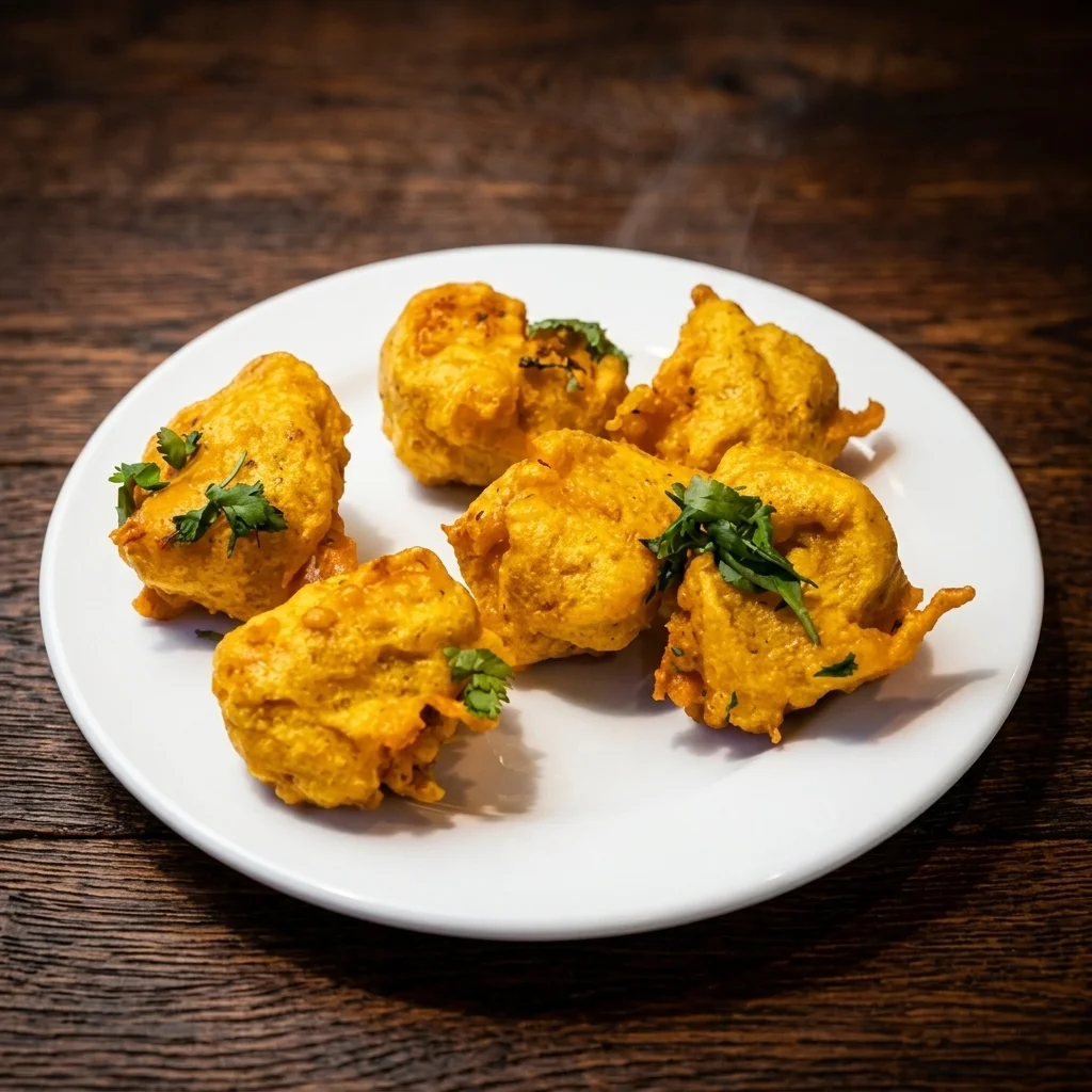 Vegetable pakora at The Butter Kitchen, Sherwood Park, AB